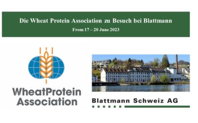 Wir freuen uns sehr, die Wheat Protein Association im Juni 2023 bei uns begrüssen zu dürfen